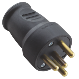 3x25 Kauçuk Trifaze Fiş