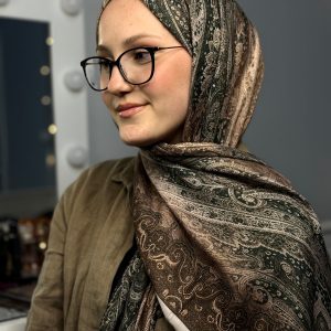 Gunluk sal Desenli sal Kendinden Desenli Pamuklu salsal 4