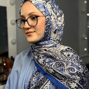 Gunluk sal Desenli sal Kendinden Desenli Pamuklu salsal 5