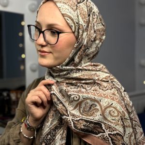 Gunluk sal Desenli sal Kendinden Desenli Pamuklu salsal 7