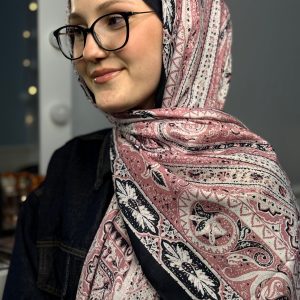 Gunluk sal Desenli sal Kendinden Desenli Pamuklu salsal 9